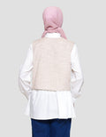 Annisa Wth Embroidery Vest Kemeja Wanita