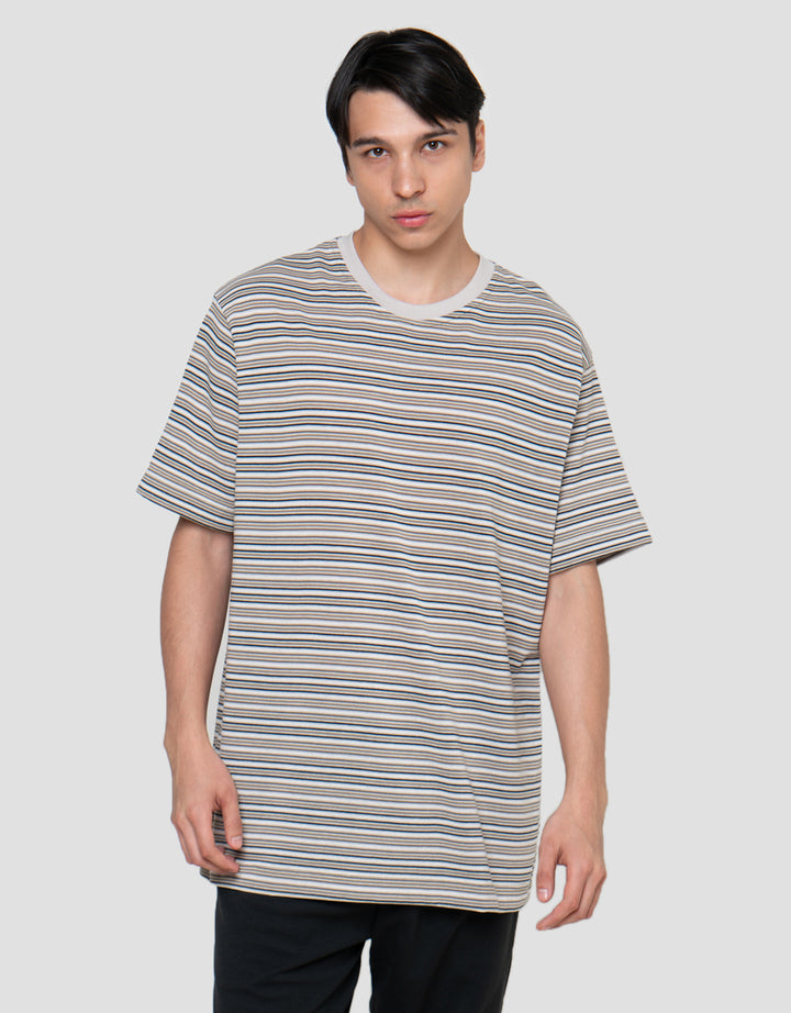 Cole Stripes Double Urban Revivo Kaos Pria