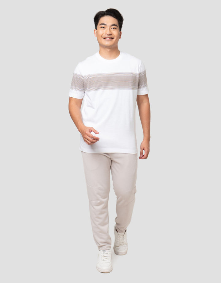 Cole Stripes Chest Ms Smart Fit Kaos Pria