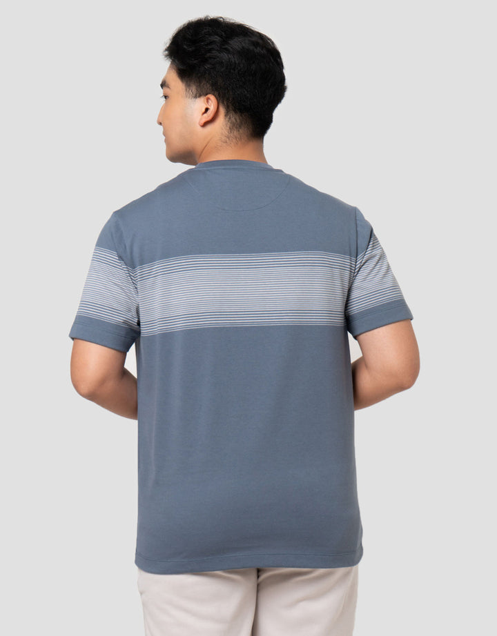 Cole Stripes Chest Ms Smart Fit Kaos Pria