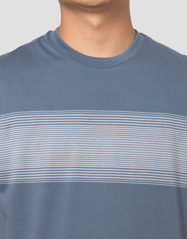 Cole Stripes Chest Ms Smart Fit Kaos Pria