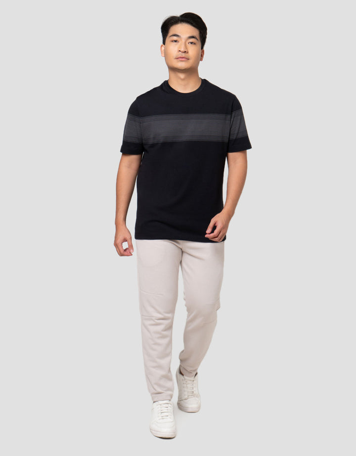 Cole Stripes Chest Ms Smart Fit Kaos Pria