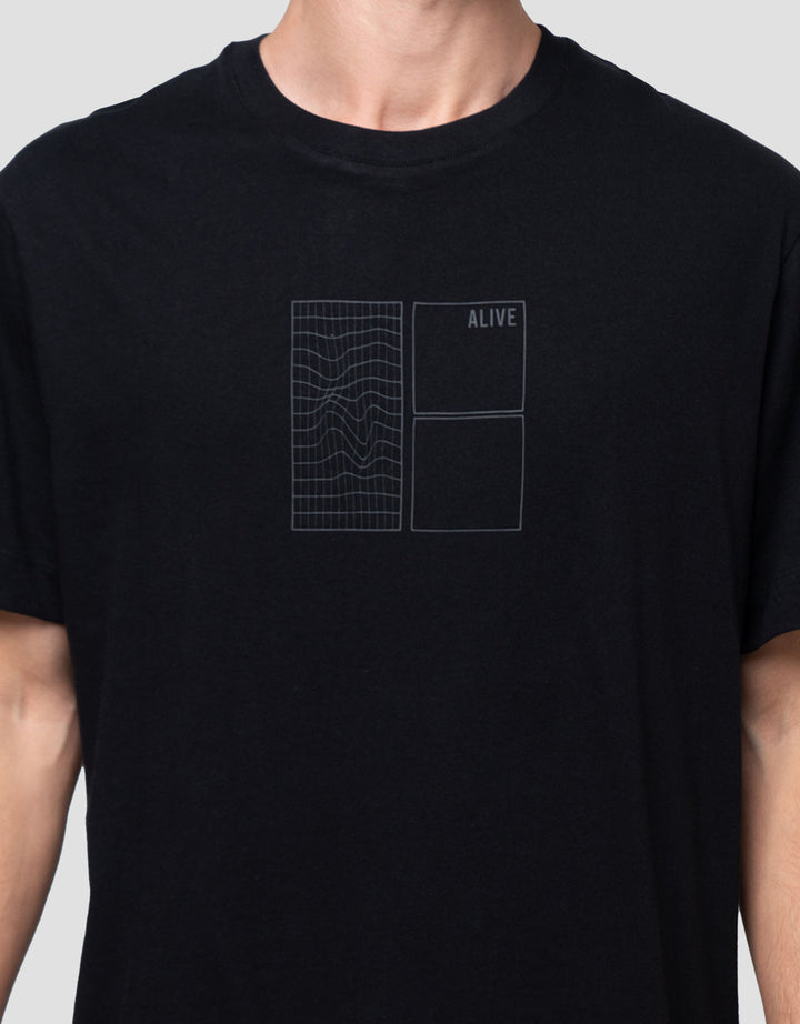 Cole Graphic Hd Print Map Reg Fit Kaos Pria