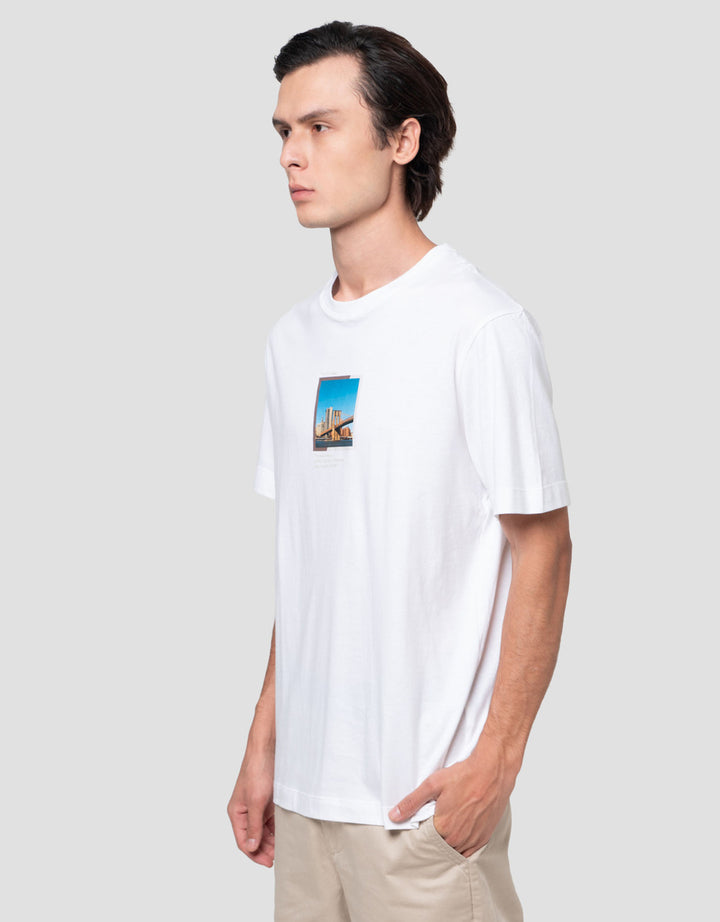 Cole Graphic Hd Dtf Print Bridge Kaos Pria