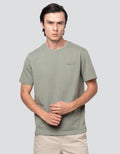 Cole Solid Texture Welt Pocket Repeat Kaos Pria