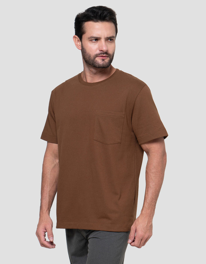 Cole Popcorn Patch Pocket Kaos Pria