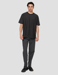 Cole Solid Texture Herring Bone Welt Pocket Smart Fit Kaos Pria