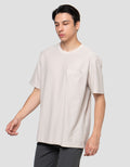 Cole Solid Texture Herring Bone Welt Pocket Smart Fit Kaos Pria