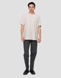 Cole Solid Texture Herring Bone Welt Pocket Smart Fit Kaos Pria