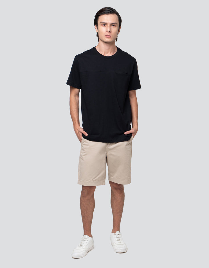 Cole Solid Cut & Sewn Jersey Kaos Pria