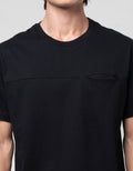 Cole Solid Cut & Sewn Jersey Kaos Pria