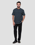 Cole Stripes Pique Patch Pocket Kaos Pria