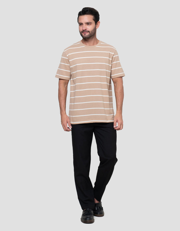 Cole Stripes Pique Patch Pocket Kaos Pria