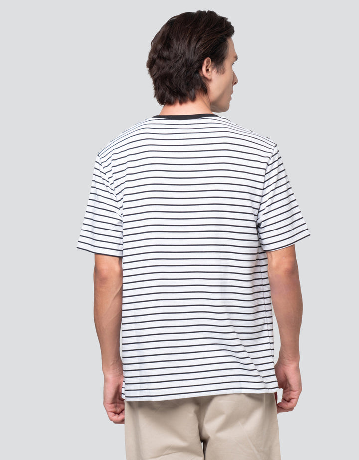 Cole Stripes Ottoman Regular Fit Kaos Pria