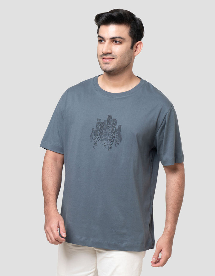 Cole Graphic Building Regular Fit Kaos Pria