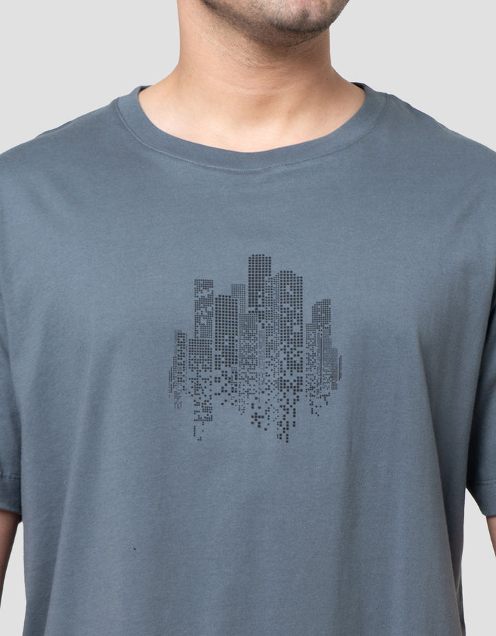 Cole Graphic Building Regular Fit Kaos Pria