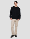 Cole Basic Round Neck Fleace Sweater Pria