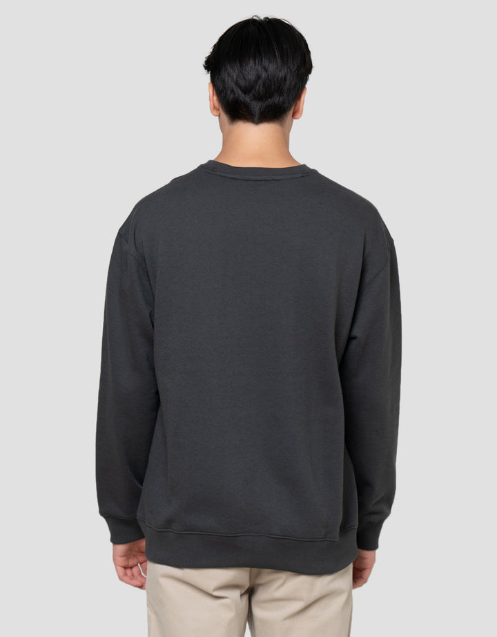 Cole Basic Round Neck Fleace Sweater Pria
