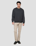 Cole Basic Round Neck Fleace Sweater Pria