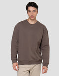 Cole Basic Round Neck Fleace Sweater Pria