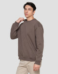 Cole Basic Round Neck Fleace Sweater Pria