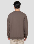 Cole Basic Round Neck Fleace Sweater Pria
