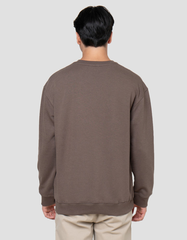 Cole Basic Round Neck Fleace Sweater Pria