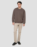 Cole Basic Round Neck Fleace Sweater Pria