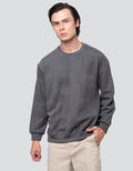Cole Basic Roundneck Texture Sweater Pria