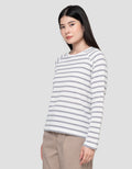 Connexion Raglan Garis Kaos Wanita