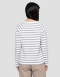 Connexion Raglan Garis Kaos Wanita