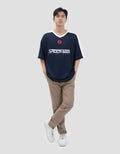Marvel Varsity Spiderman Kaos Oversize Pria