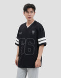 Marvel Varsity Black Panther Kaos Oversize Pria