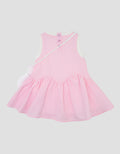 Little M Woven Sleeveless With Bags Bunny Midi Dress Bayi