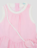 Little M Woven Sleeveless With Bags Bunny Midi Dress Bayi