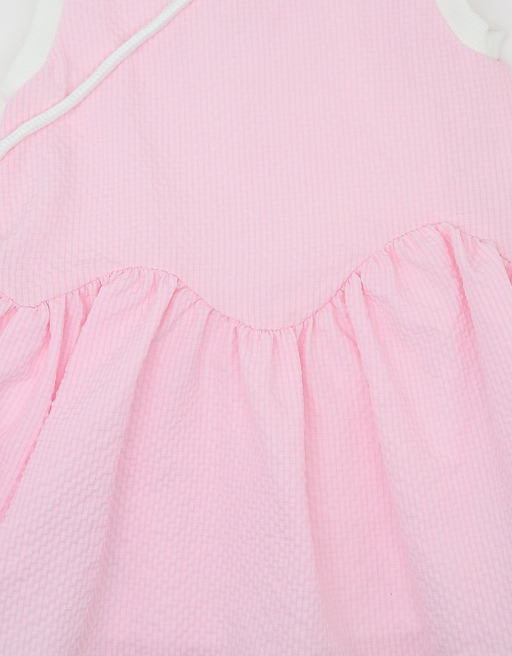 Little M Woven Sleeveless With Bags Bunny Midi Dress Bayi