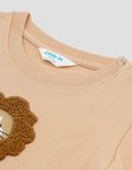 Little M Embro Lions Print Kaos Bayi