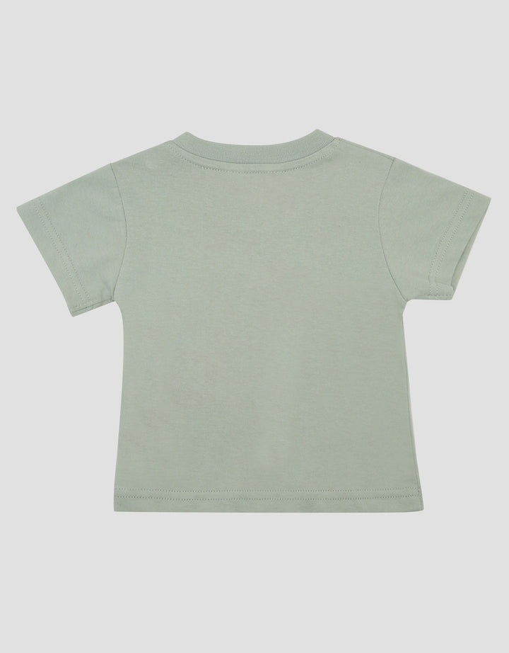 Little M Embro Lions And Pinapple Print Kaos Bayi