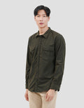 Gab's Double Pocket Kemeja Lengan Panjang Pria