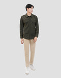 Gab's Double Pocket Kemeja Lengan Panjang Pria