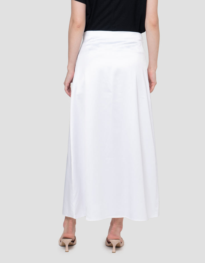 Connexion Poly Satin Clean Finish Rok Maxi Wanita