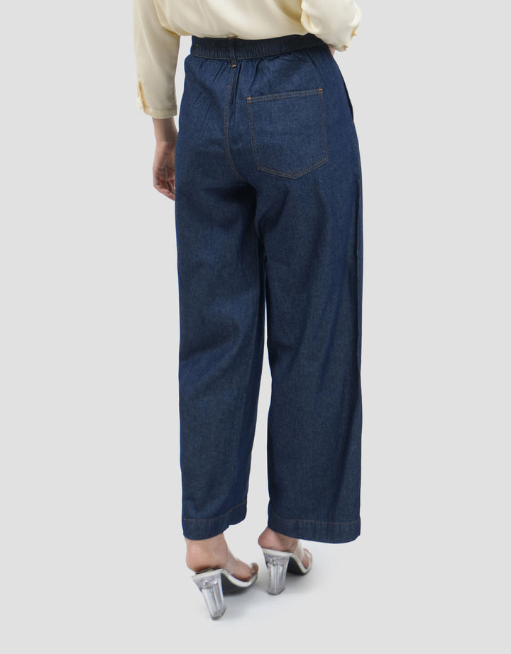 Connexion Loose Fit Lt Frnt Cut N Sewn Celana Denim Wanita