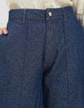 Connexion Loose Fit Lt Frnt Cut N Sewn Celana Denim Wanita
