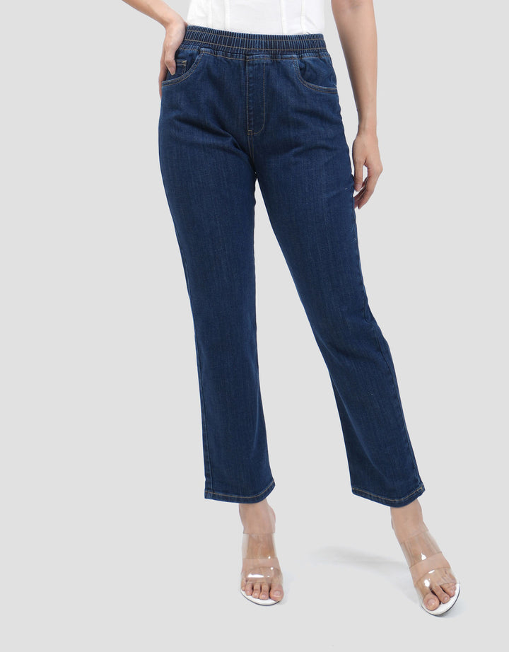 Connexion Drawsting Jogger Denim Wanita