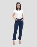 Connexion Drawsting Jogger Denim Wanita