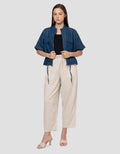 Connexion Denim Lightweight With Drawstring Jaket Wanita