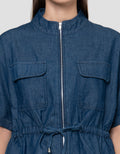 Connexion Denim Lightweight With Drawstring Jaket Wanita