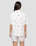 Disney Pooh And Friends In Something Red Setelan Piyama Wanita