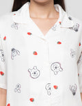 Disney Pooh And Friends In Something Red Setelan Piyama Wanita
