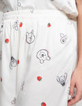 Disney Pooh And Friends In Something Red Setelan Piyama Wanita